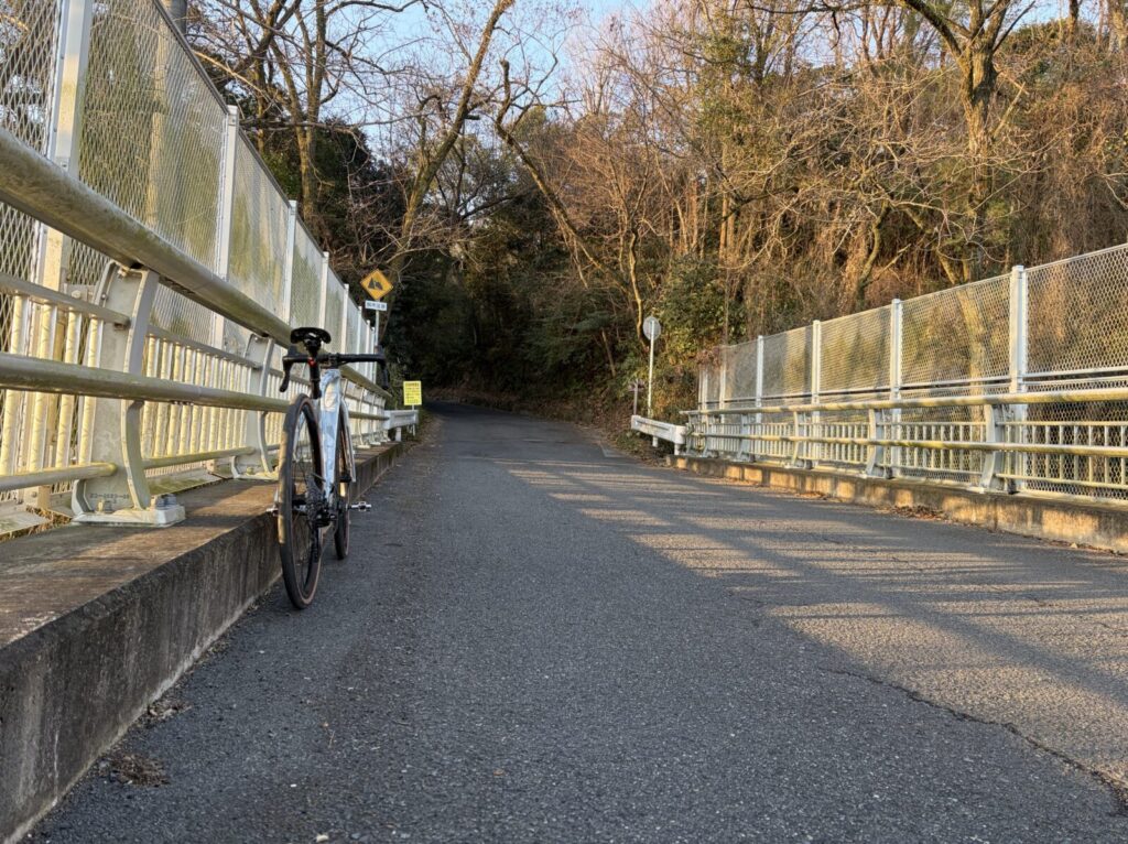 ヒルクライム検証に使った登り坂