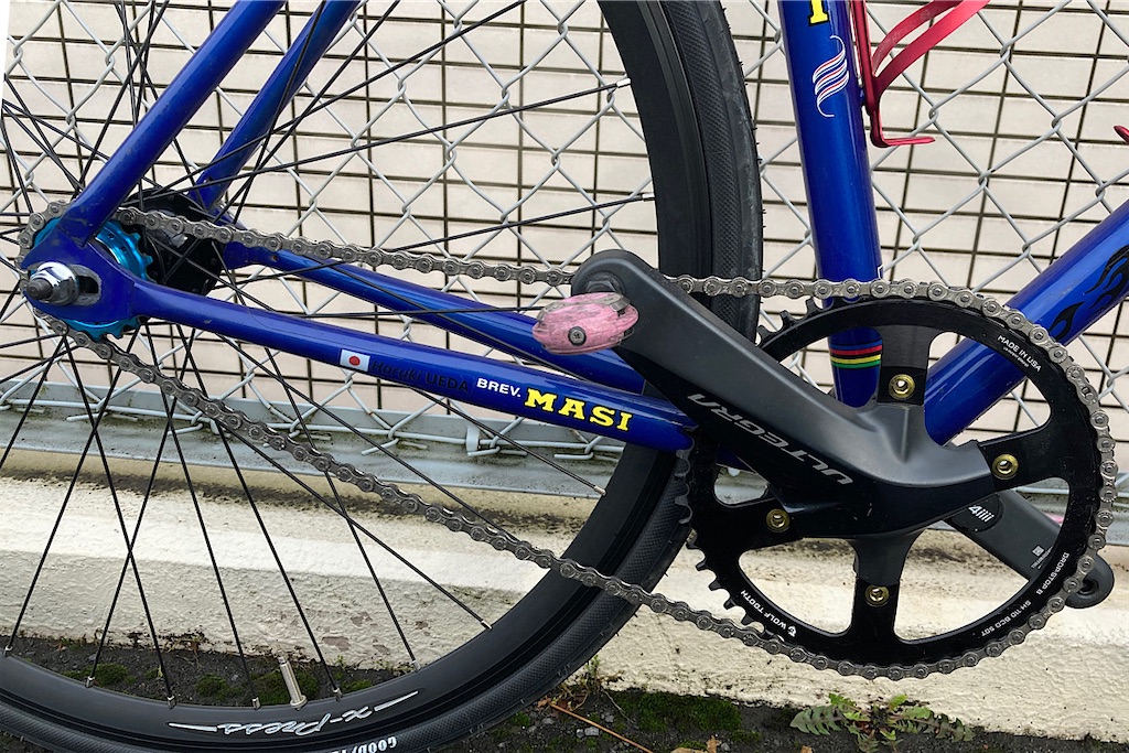 LSD用ピストバイクを組んだ。薄歯でクランク型パワーメーター装着の術!