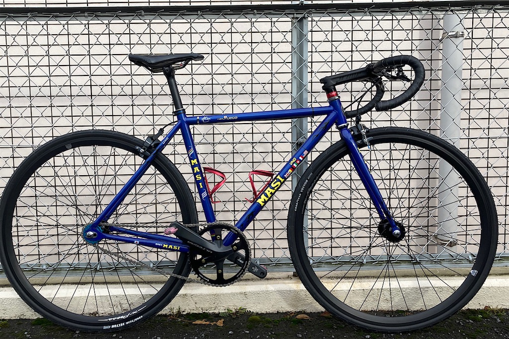 LSD用ピストバイクを組んだ。薄歯でクランク型パワーメーター装着の術!