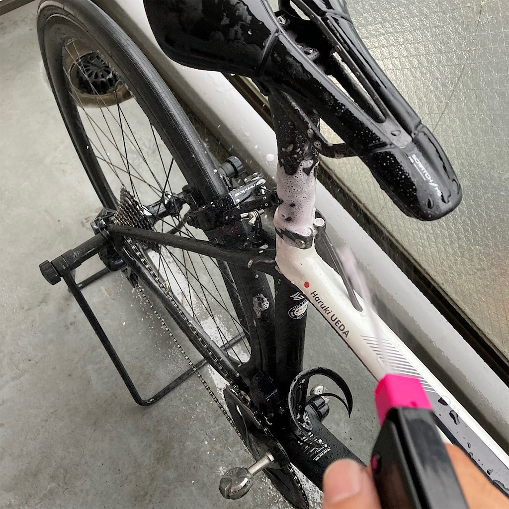 俺流・ベランダロードバイク洗車術