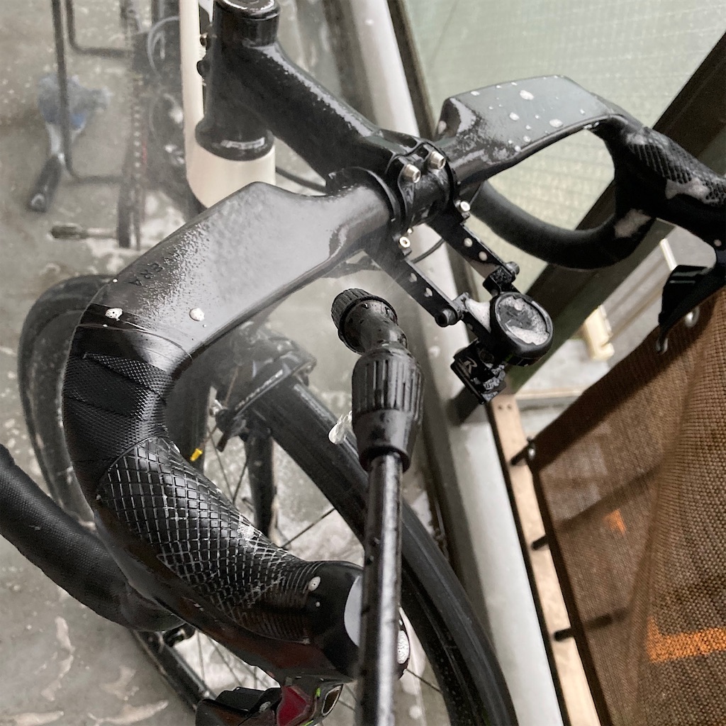俺流・ベランダロードバイク洗車術